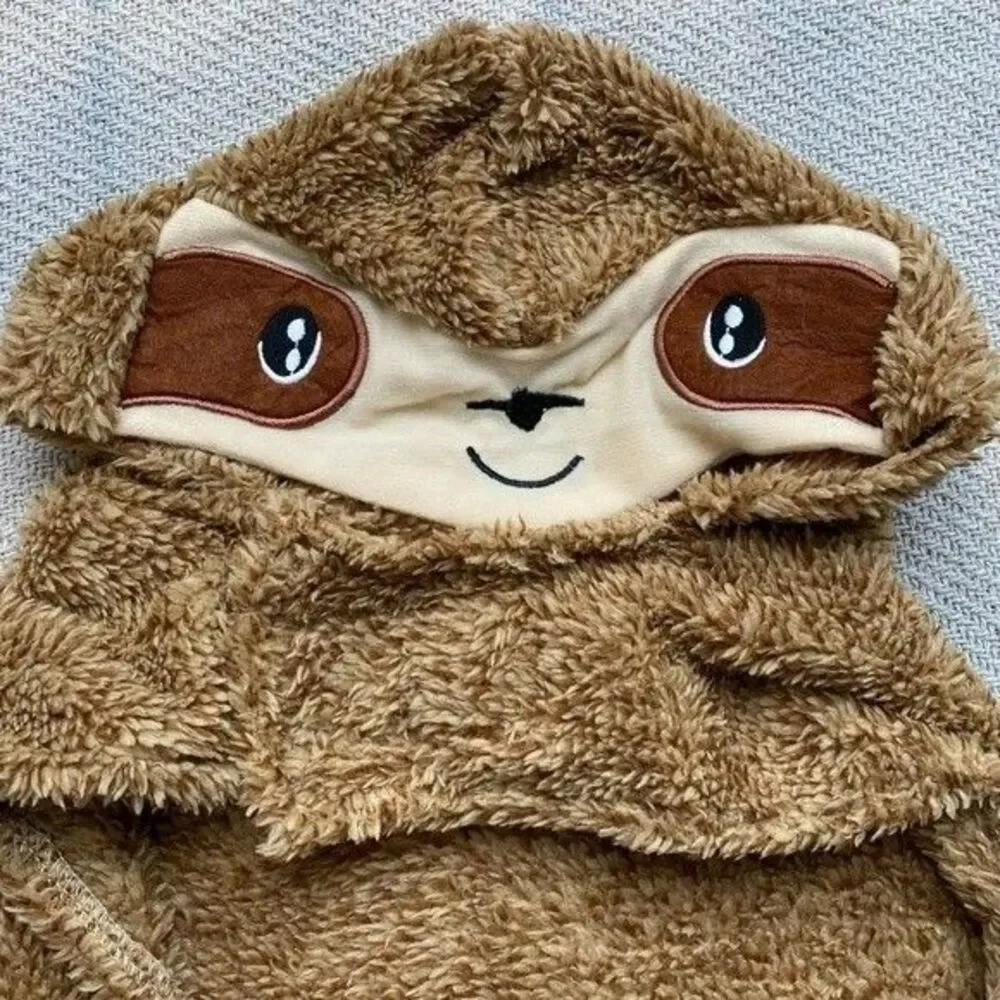 NEW Sloth Pet Costume Fits Small/Medium Dogs Adjustable Hoodie Gift